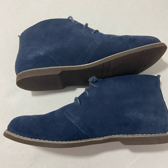 Bass Blue Suede Leather Woman's Ankle Boot / Chukka Size 8.5 M - Picture 6 of 15